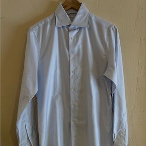 Suitsupply Light Blue Striped Men's Shirt